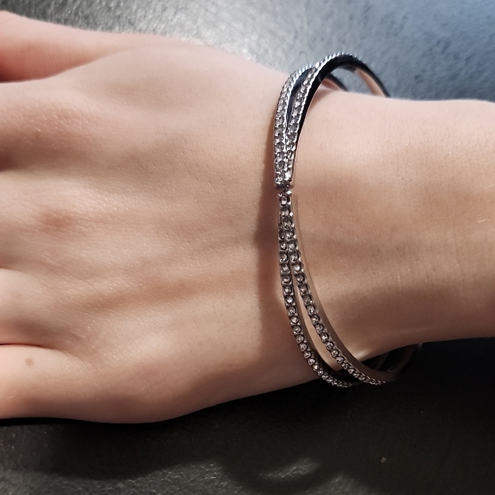 NWT White House Black Market Silver Bracelet